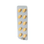 Vidalista 80 mg – przód blistra z dziesięcioma żółtymi tabletkami