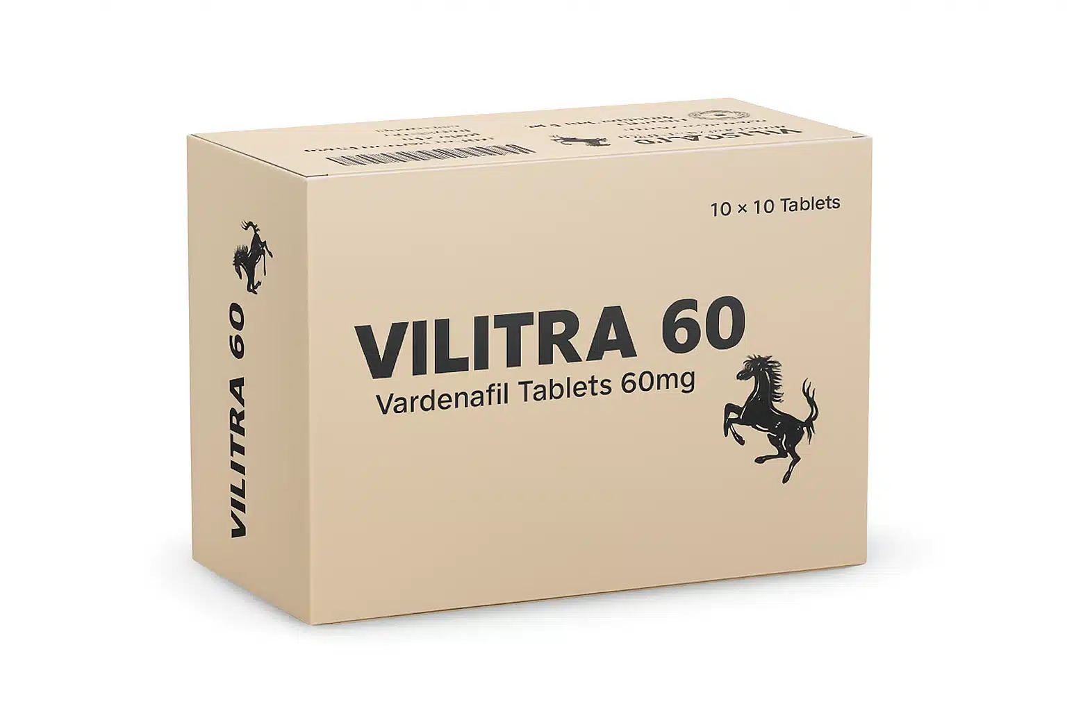 Vilitra 60 mg – dodatkowy widok opakowania produktu 1