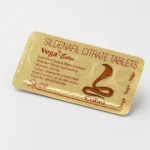 Cobra 120 mg – tył złotego blistra z nadrukiem Cobra