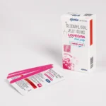 Lovegra Oral Jelly 100 mg – opakowanie i kilka pojedynczych saszetek z żelem