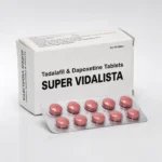 Super Vidalista 80 mg – opakowanie i blister z dziesięcioma różowymi tabletami