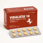 Vidalista 10 mg – opakowanie i blister z dziesięcioma żółtymi tabletkami