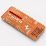 Vidalista 20 mg – tył miedzianego blistra Vidalista 20