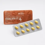 Vidalista CT 20 mg – przód i tył blistra tabletek do żucia