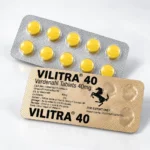 Vilitra 40 mg – przód i tył blistra Vilitra 40