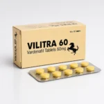 Vilitra 60 mg – opakowanie i blister z dziesięcioma żółtymi tabletkami